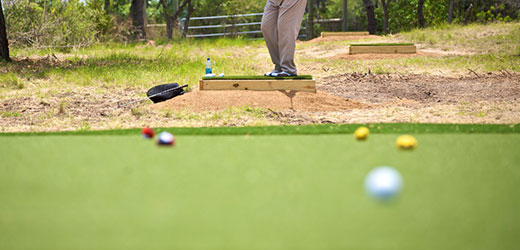 image of synthetic golf green