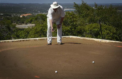 dave_pelz_installation_survey dave pelz putting green installation inspection image