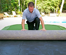 SYNLawnGOLF GreenMaker Assembly: Step 2 image of greenmaker assembly step 2