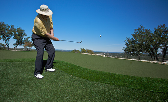 image of chip shot drill game by dave pelz