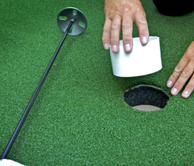 image of do it yourself putting green by synlawn golf