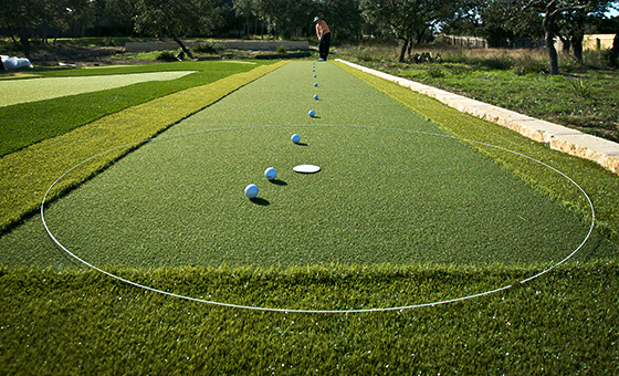 image of lag putts golf drill game