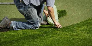Dave Pelz Putting Green Installation image of Dave Pelz putting green installation